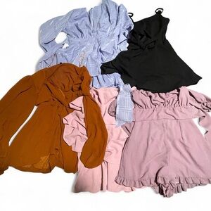 Stylish Women's Clothing Bundle - Black, Pink, Lavender, Brown